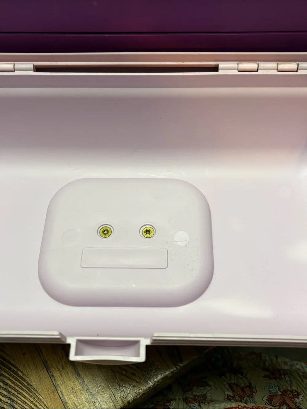Cute Vintage lilac Caboodle